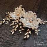Pearl Beads Flower Hair Ornaments Barrettes