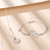 Double-Layer Sterling Silver 925 Bracelet for Women