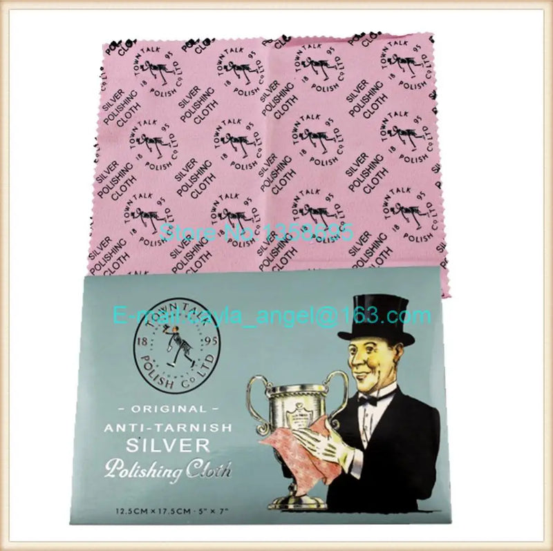 10 Pcs Silver Polishing Cloth Jewelry Cleaning Cloth