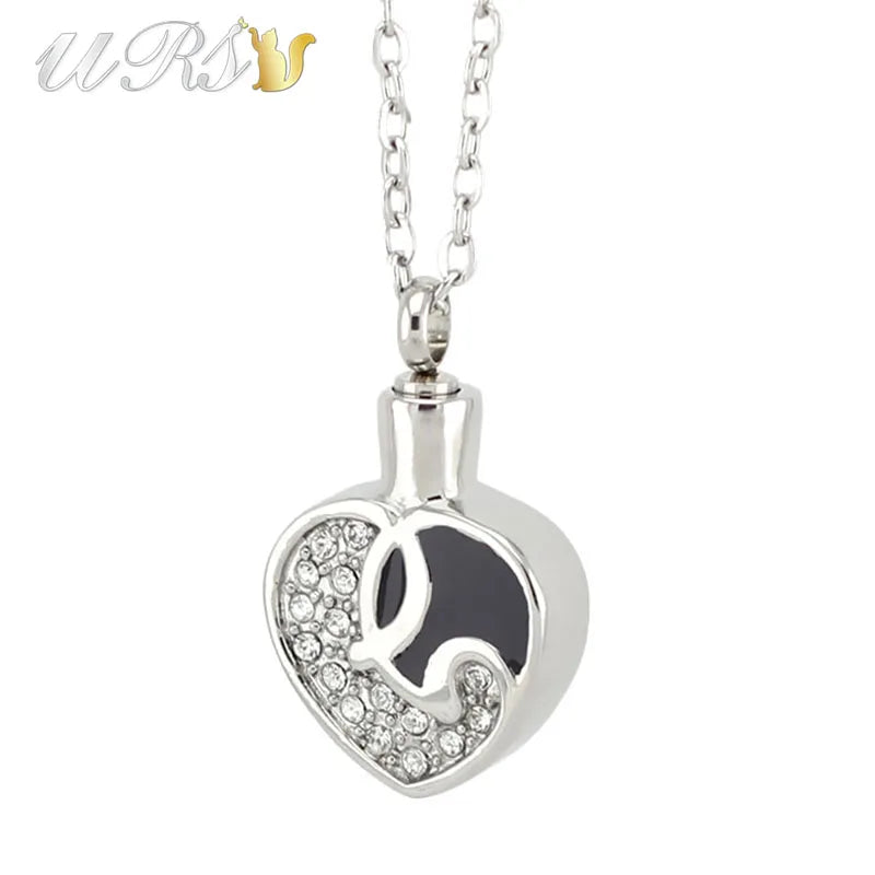 Stereo Heart Remembrance Perfume Locket Necklace Pendant