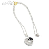Stereo Heart Remembrance Perfume Locket Necklace Pendant