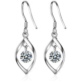 Crystal Small Flower Hoop Earrings for Women Birthday Jewelry