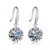 Crystal Small Flower Hoop Earrings for Women Birthday Jewelry
