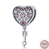 Silver Sparkling Clip Charms for 3mm Reflexions Bracelet DIY Jewelry