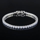 3mm 5MM CZ Tennis Bracelet Bangle Wedding Jewelry