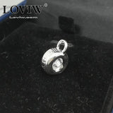 Silver-Plated Charm Carrier Bead for Jewelry Making - DIY Accessories