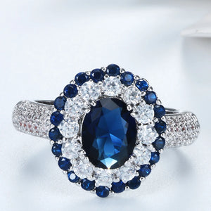 Vintage CZ Zircon Engagement Ring, US 7 8 9 Wedding Promise Ring