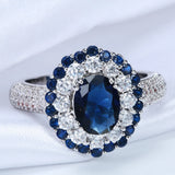 Vintage CZ Zircon Engagement Ring, US 7 8 9 Wedding Promise Ring