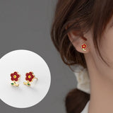 925 Silver Stud Earrings Women Tiny Earings Fine Jewelry
