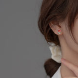 925 Silver Stud Earrings Women Tiny Earings Fine Jewelry