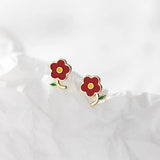 925 Silver Stud Earrings Women Tiny Earings Fine Jewelry