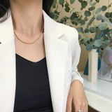 925 Silver Lucky Beans Chain Necklace Pendant TLX626