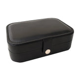 Jewelry Box PU Leather Portable Organizer Case Earring Ring Necklace Storage