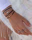 CZ Band Bangle Women 5A Cubic Zirconia Cuff Bracelet