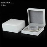 Leatherette Paper Jewelry Box Ring Necklace Bracelet Organizer