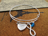 Sister Forever Charm Bangle Gift Birthday