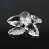 2x3~18x25mm Pear Shape Glass Beads Gems For Jewelry