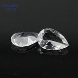 2x3~18x25mm Pear Shape Glass Beads Gems For Jewelry
