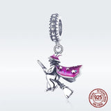Skull Beads Charms 925 Sterling Silver Halloween Jewelry