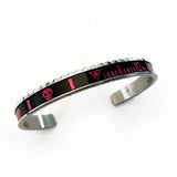 Skull Cuff Bracelet Stainless Steel Biker Bangle SG04