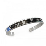 Skull Cuff Bracelet Stainless Steel Biker Bangle SG04