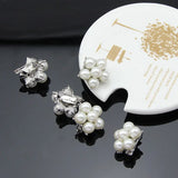 Charm 12PCS Pearl Brooch Small Bouquet Pins Women Jewelry Accessories