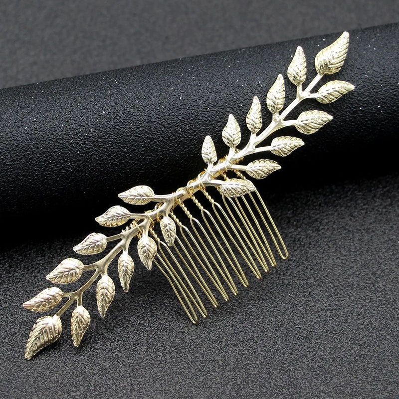 Floral Shape Silver Bridal Jewelry Women Hair Comb Wedding Accessories