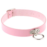Alternative Slave PU Leather Collar Traction Rope Bondage