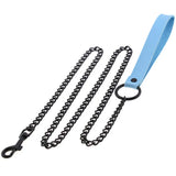Alternative Slave PU Leather Collar Traction Rope Bondage