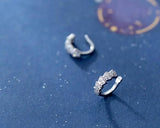 10mm 925 Sterling Silver Clip Earrings Zirconia AAA+ Set (No Pierced) C-G0827