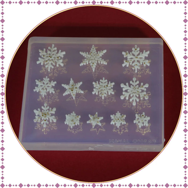 Snowflake Silicone Mold for Resin Jewelry Pendant Necklace