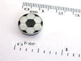Soccer Slide Charms 8mm 50pcs Zinc Alloy Football Hot Sales