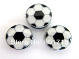 Soccer Slide Charms 8mm 50pcs Zinc Alloy Football Hot Sales