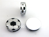 Soccer Slide Charms 8mm 50pcs Zinc Alloy Football Hot Sales