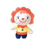 Joker Circus Keychain Plush Pendant Bookbag Access Doll Couple Keyring