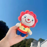 Joker Circus Keychain Plush Pendant Bookbag Access Doll Couple Keyring