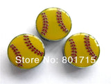 Softball 8mm Slide Charms 100pcs Wholesale