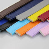 10mm*2.2mm Double Layer Sewn PU Leather Cord DIY Jewelry Bag's Shoulder Strap