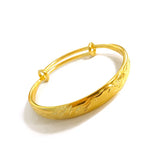 Solid 14K Bangles Jewelry for Women Girls Birthday Wedding Party
