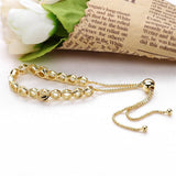 925 Sterling Silver Honeybee Charm Bracelet European Jewelry