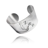 Sorority Fraternity Society Logo Bangle