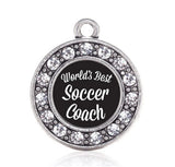 Soccer Coach Circle Charm Bracelet