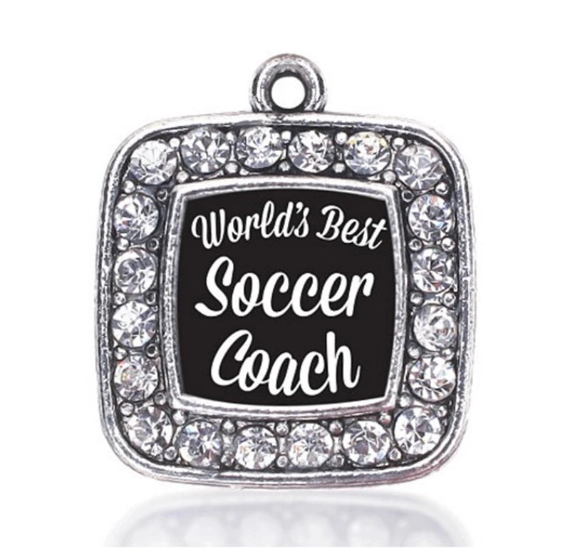 Soccer Coach Circle Charm Bracelet