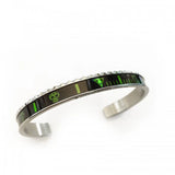 Silver Skull Cuff Bracelet Bangle ST05