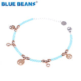 Tree of Life Charm Crystal Bracelet - Stainless Steel Beading Bracelet
