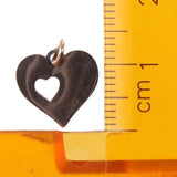 Stainless Steel Heart Charm Pendant Hypoallergenic Jewelry Accessory