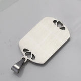 Muslim Allah Quran Verse Pendant Necklace Stainless Steel Islam Gift