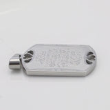 Muslim Allah Quran Verse Pendant Necklace Stainless Steel Islam Gift