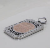 Stainless Steel Allah Ayatul Kursi Quran Pendant Necklace for Men Women