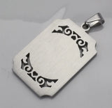Stainless Steel Allah Ayatul Kursi Quran Pendant Necklace for Men Women